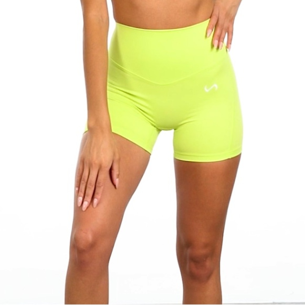 NEW TLF Neon Lime Green Shorts